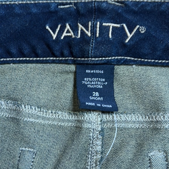 Vanity Ultra ‘Sasha’ Curvy Skinny Dark Wash Jeans size 28 Short NWT - Picture 3 of 8